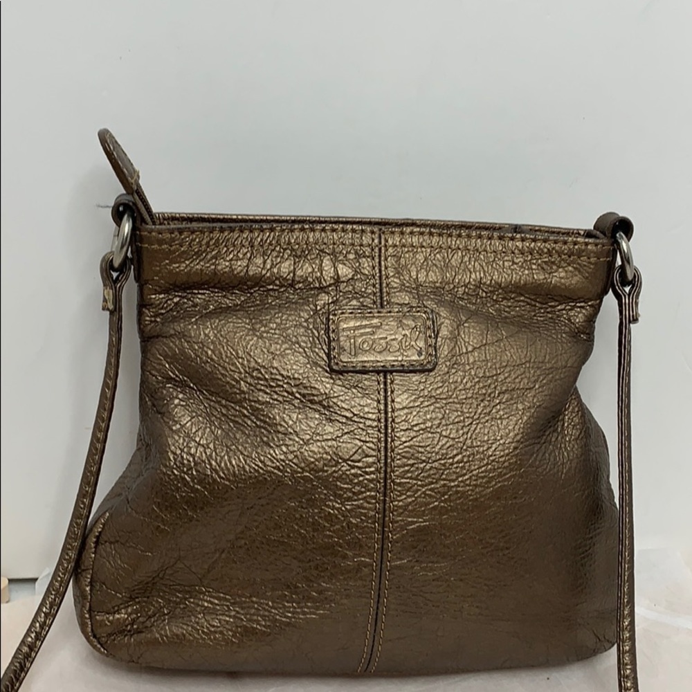Fossil crossbody in metallic copper